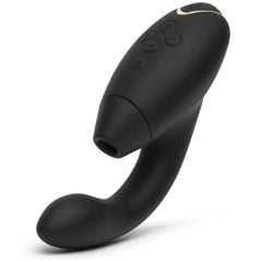 Sex toy WOMANIZER DUO CLITORAL & G SPOT STIMULATOR màu đen