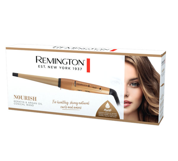 Remington Keratin & Argan Oil - Máy Uốn Tóc Hình Nón