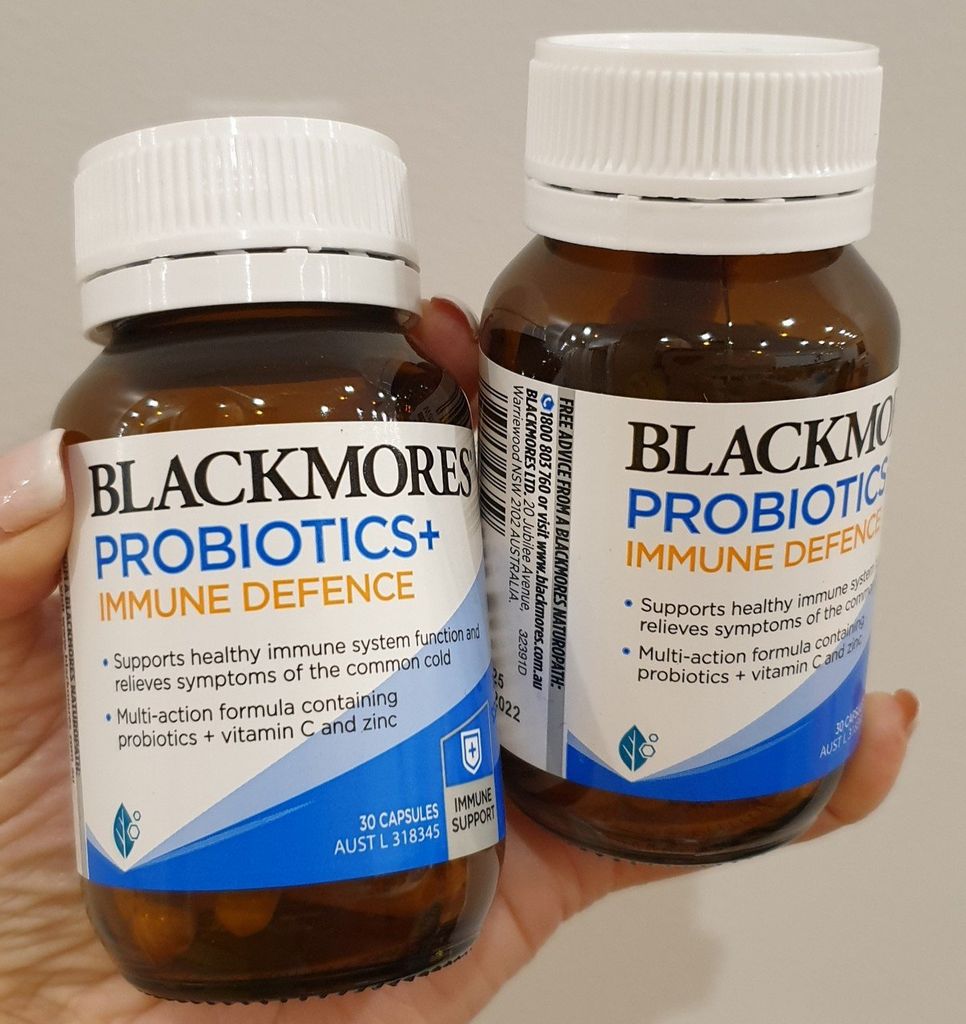 Men vi sinh hỗ trợ tăng miễn dịch Blackmores Probiotics+ Immune Defence của Úc 30 viên