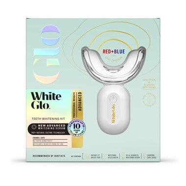 Bộ làm trắng răng White Glo số 10 White Accelerator Red + Blue Light Teeth  Whitening System