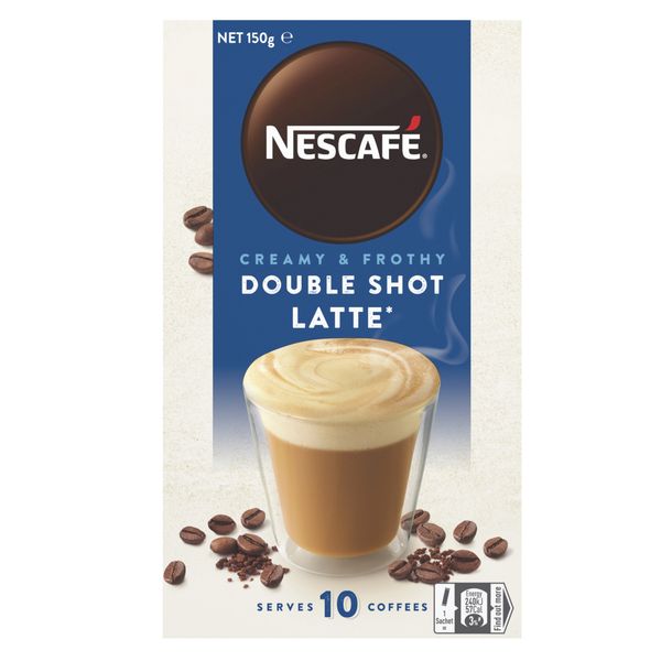 Nescafe Double Shot Latte - Cafe Pha Sẵn Hộp 10 Gói