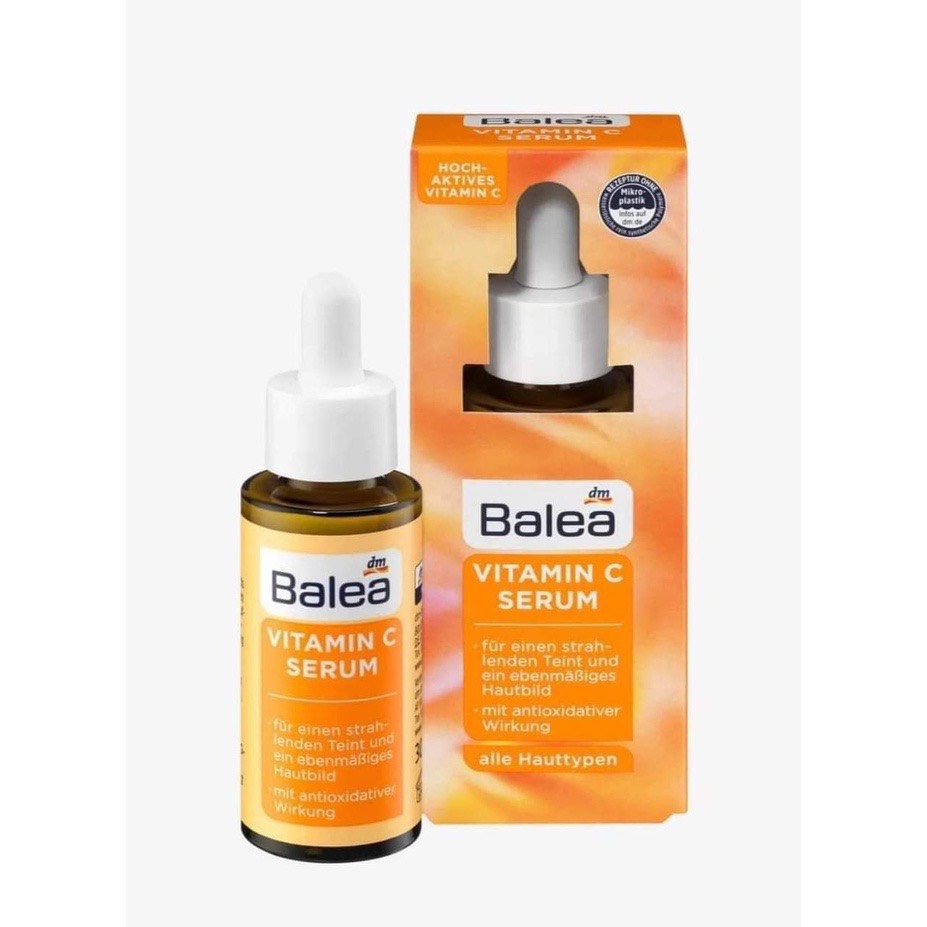 Serum dưỡng trắng da Balea Vitamin C lọ 30ml