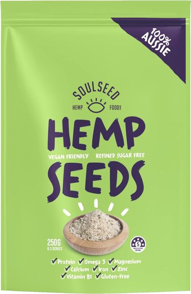 Hạt Cây Gai Dầu Hữu Cơ Hemp Seeds Gói 250g