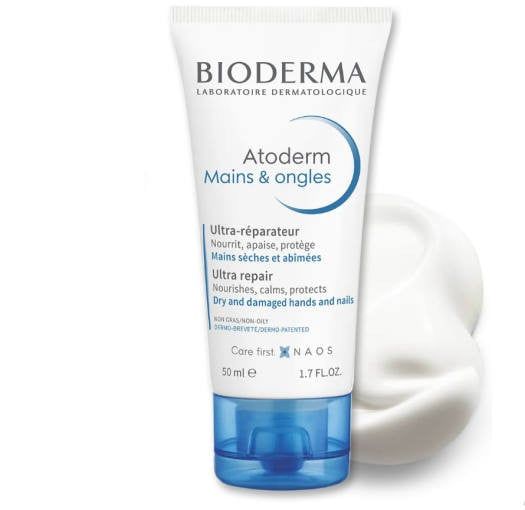 Kem Dưỡng Da Tay Bioderma Atoderm Mains & Ongles Của Pháp Tuýp 50ml