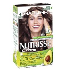 Thuốc nhuộm tóc Nâu quả me Garnier Nutrisse Tamarine Dark Brown 4.0
