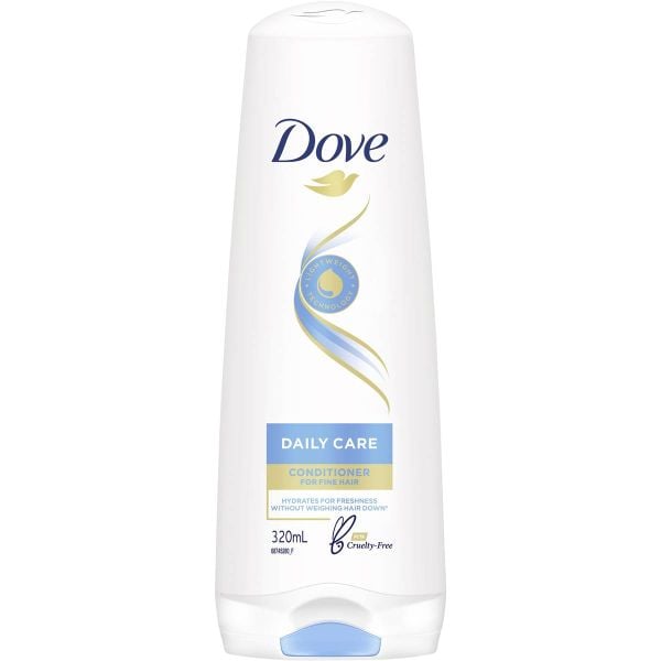 Dầu Xả Dove Úc daily care giúp tóc mềm mượt và bồng bềnh- 320ml