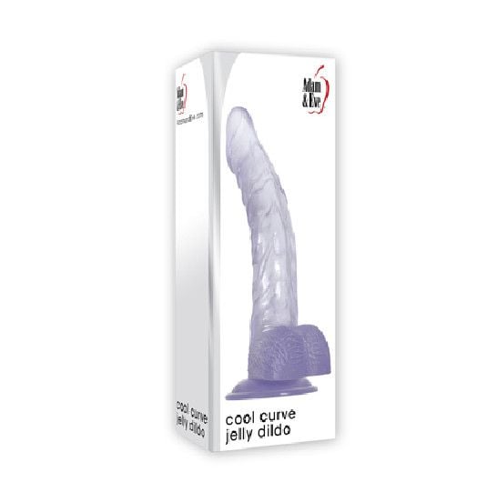 Sextoy Adam & Eve Cool Curve Jelly Dildo 8