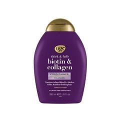 Dầu xả kích thích mọc tóc OGX Thick & Full Biotin & Collagen của Mỹ 385ml