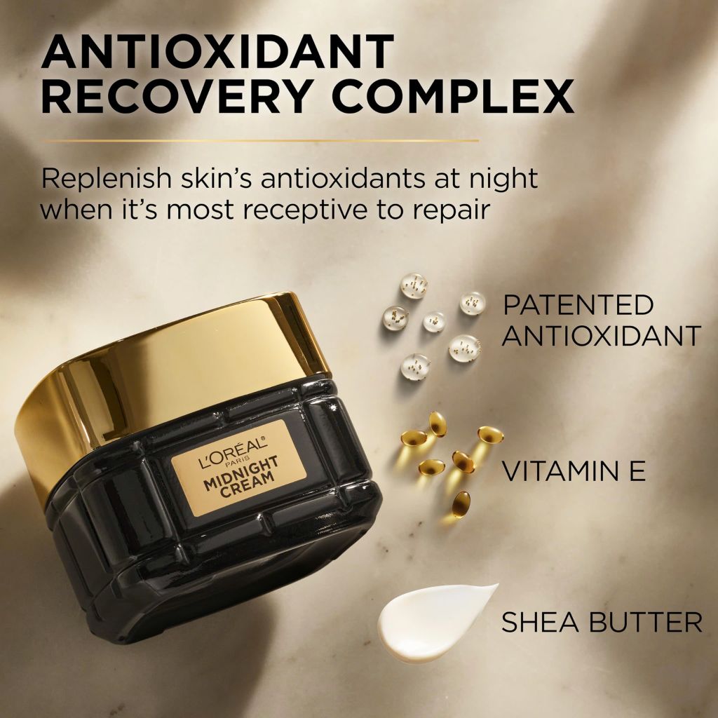 Kem Dưỡng Đêm Hỗ Trợ Trẻ Hóa Da L'Oreal Paris Midnight Cream 50ml