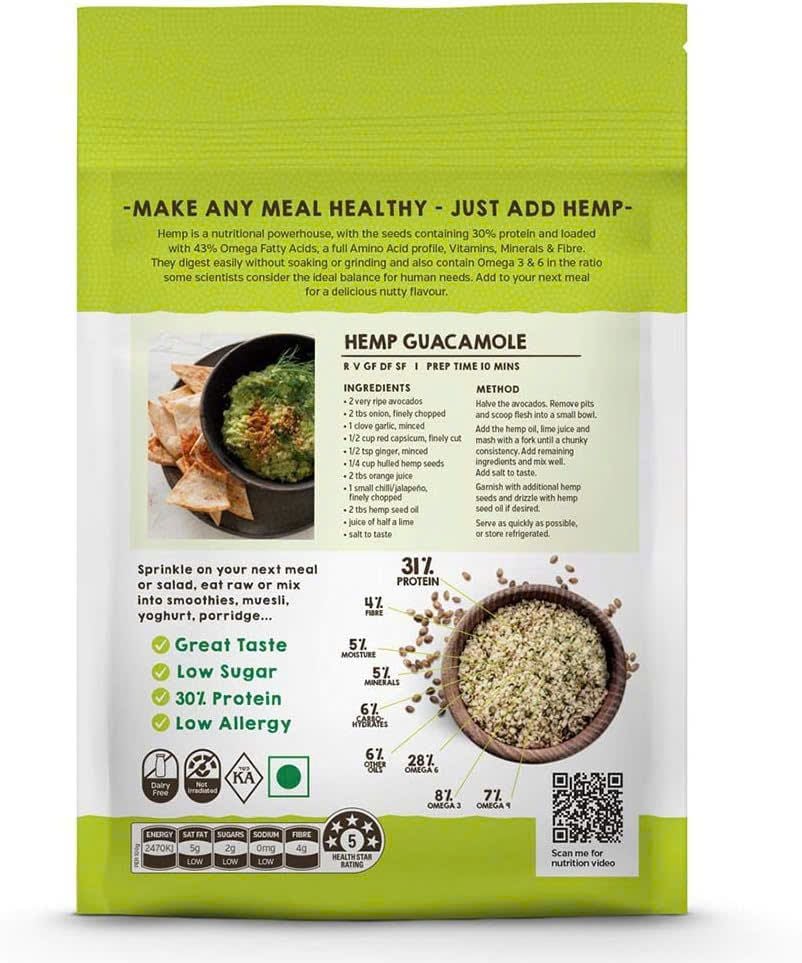 Hạt Cây Gai Dầu Hữu Cơ Hemp Seeds Gói 250g