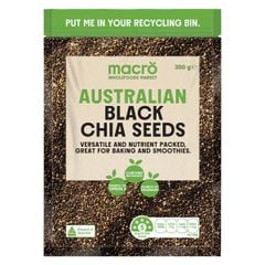 Macro Black Chia Seeds - Hạt Chia Đen 350g