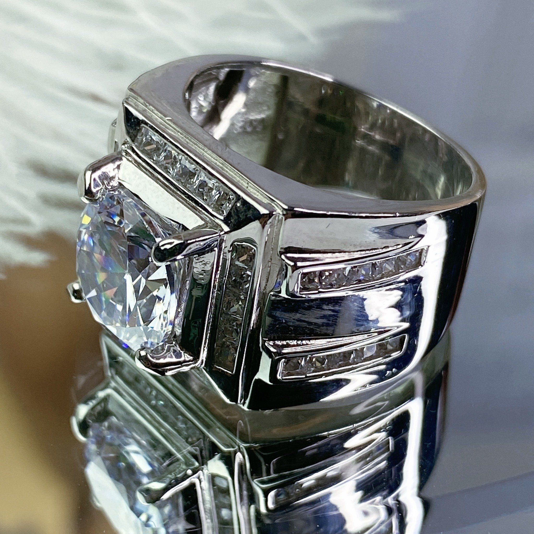  RMX058 10mm Nhẫn nam trơn 