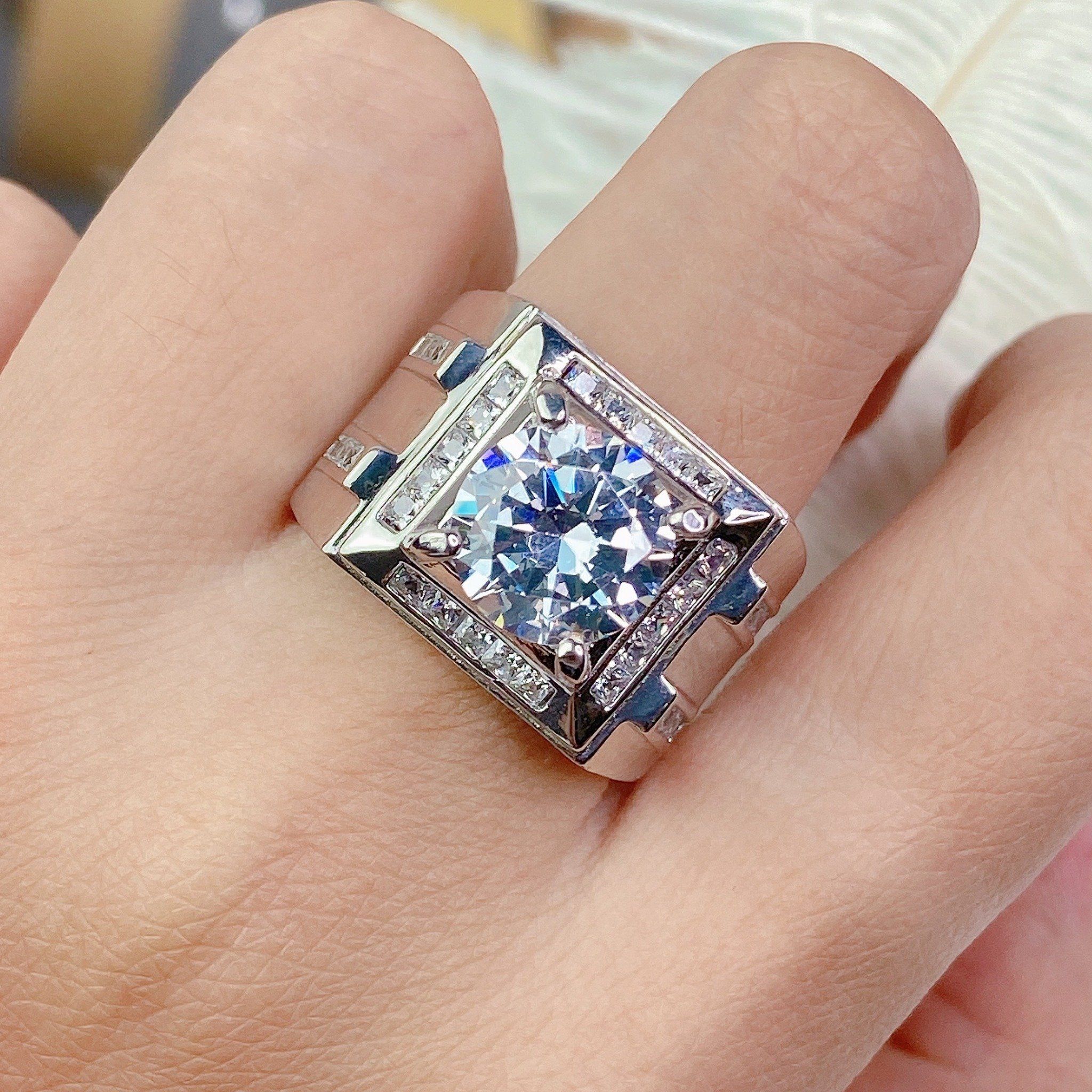  RMX058 10mm Nhẫn nam trơn 