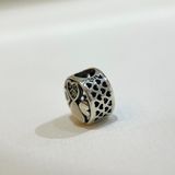  C491 Charm Tròn 4 Trái Tim 