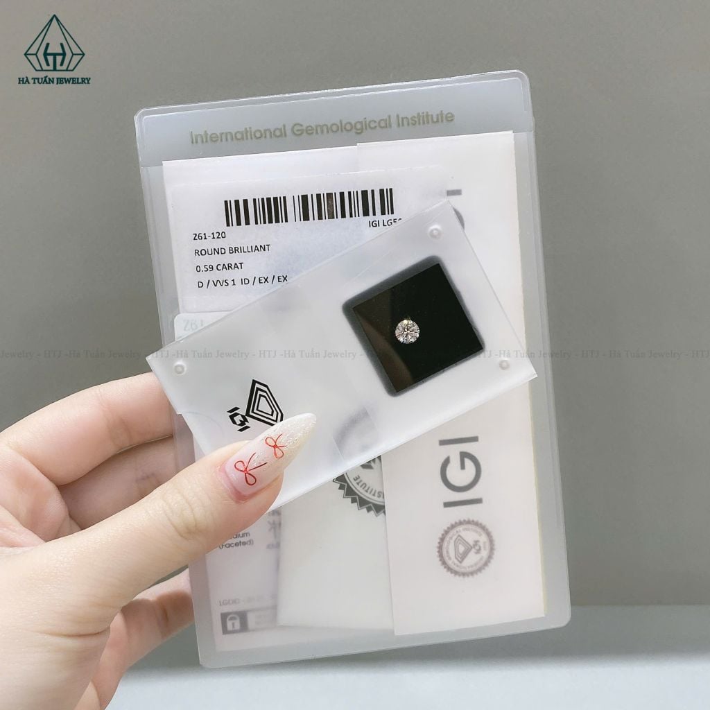 LDI54 Kim cương nuôi cấy 5.4mm-IGI LG646461241