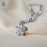  B829 Lắc tay bi 4mm charm hoa 