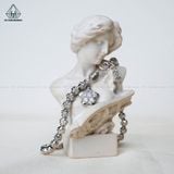  B829 Lắc tay bi 4mm charm hoa 
