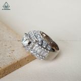  RMX097 8mm Nhẫn nam viền tròn 