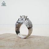  RMX097 8mm Nhẫn nam viền tròn 