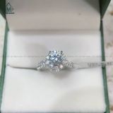  RX260 FULL MOIS 7mm Nhẫn nữ viền hoa 