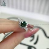  RX260 FULL MOIS 7mm Nhẫn nữ viền hoa 