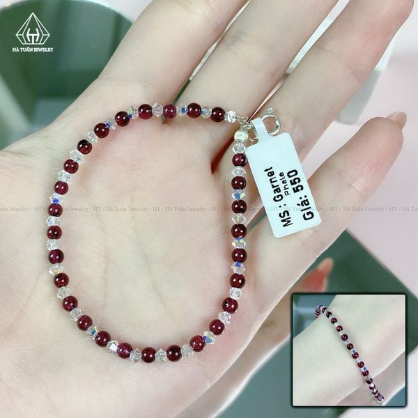  SC084 VÒNG ĐÁ GARNET MIX PHALE 