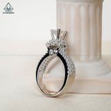  RX417 6mm Nhẫn nữ viền tròn 