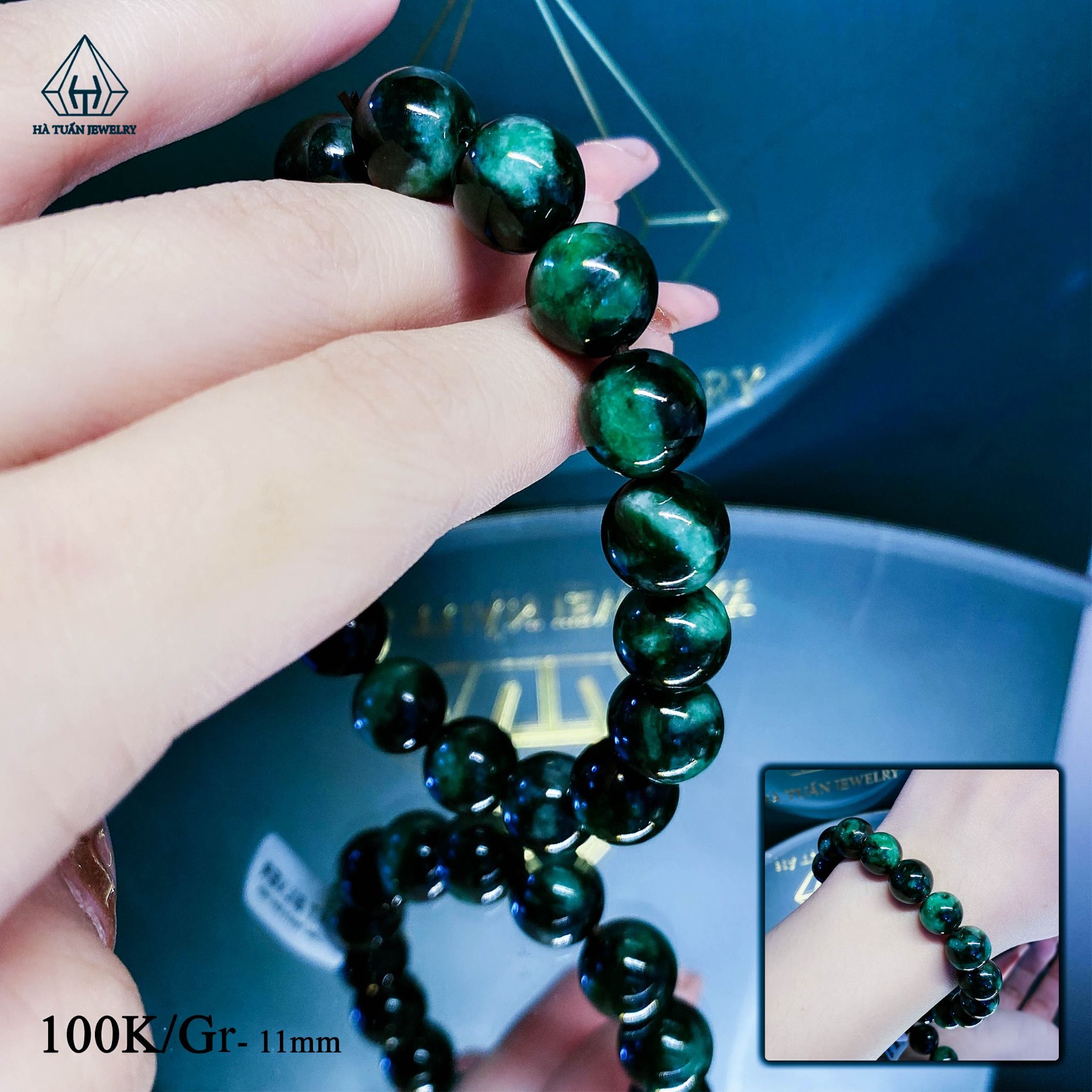  S056 VÒNG ĐÁ CẨM THẠCH SƠN THỦY 