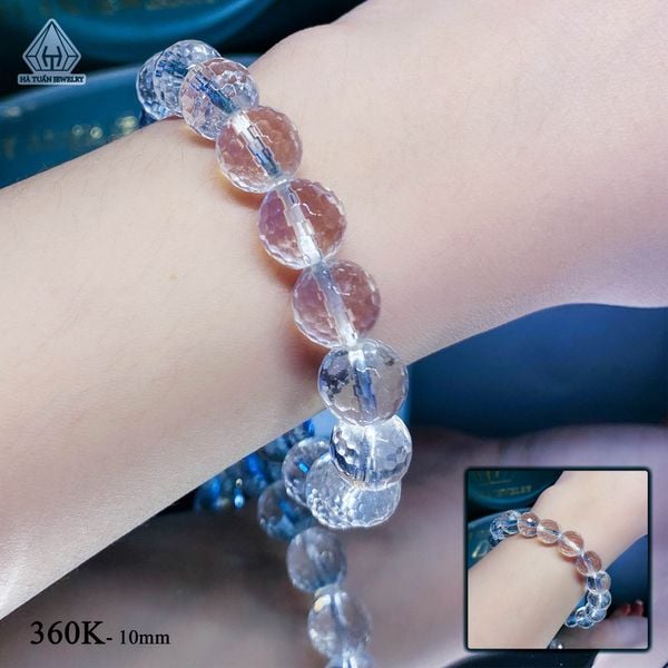  S009 VÒNG ĐÁ THẠCH ANH TRẮNG 