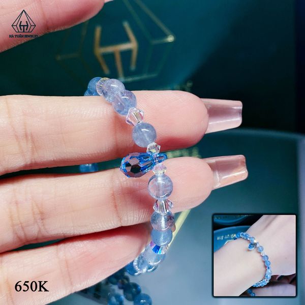  SC044 VÒNG ĐÁ AQUAMARINE MIX PHALE 