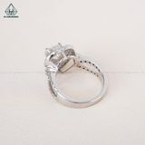  RX077 FULL MOIS viên chủ Heart Modified 7*7 1.2ct 