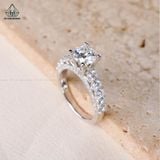  RX247 FULL MOIS 7mm Nhẫn nữ 1 vành 