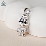  P387 Mặt dây Labubu đội nón 