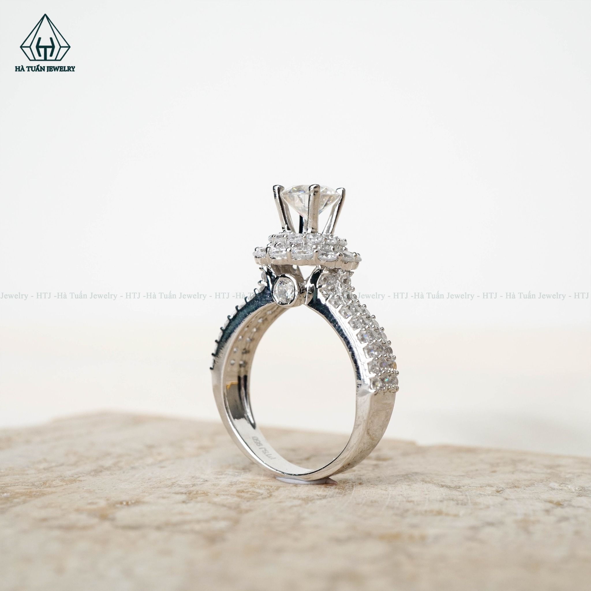  RX417 6mm Nhẫn nữ viền tròn 