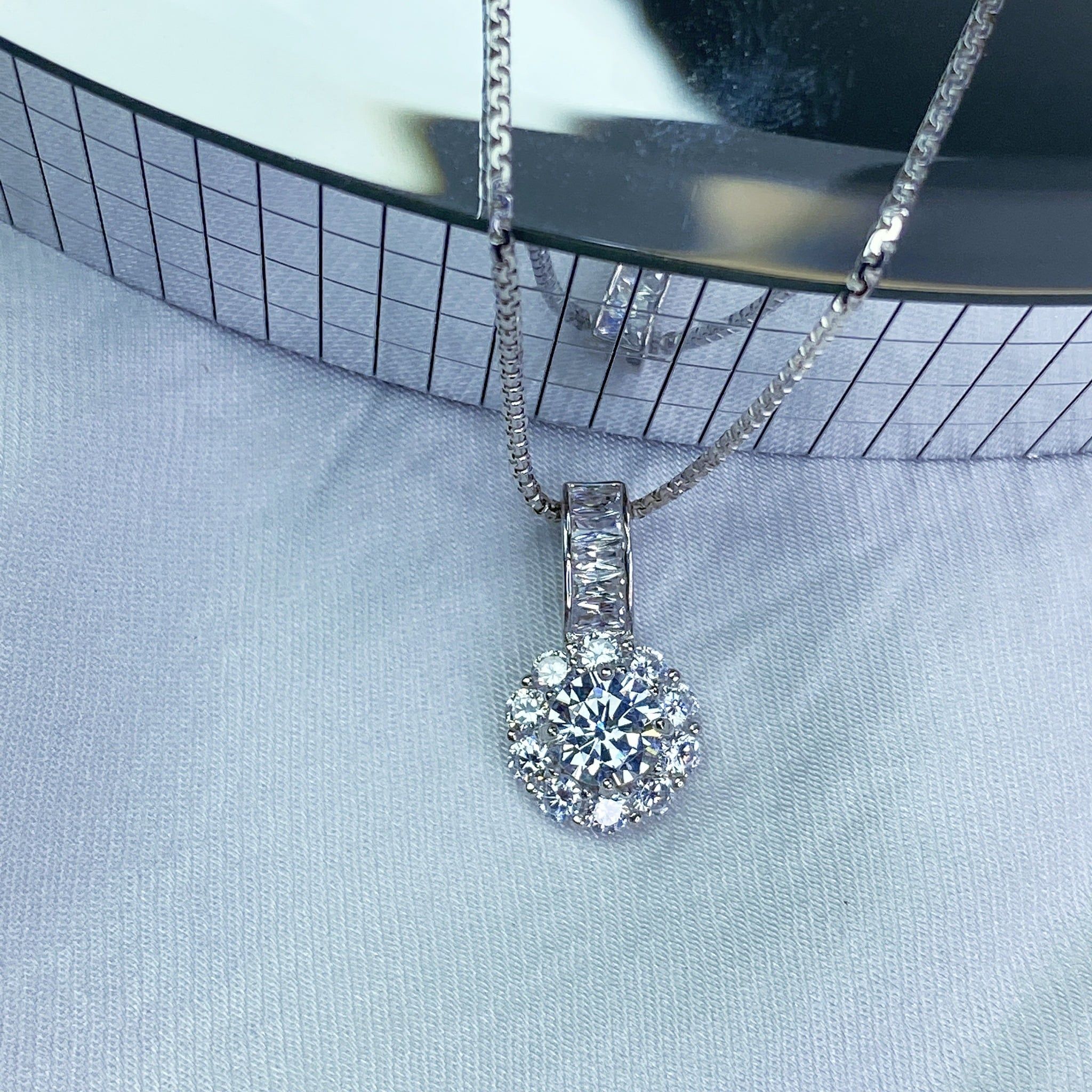  PX017 8mm Mặt dây hoa 