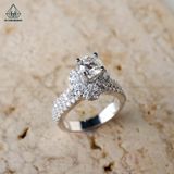  RX417 6mm Nhẫn nữ viền tròn 