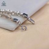  NCX038 4mm Dây chuyền vuông xoắn móc máy 