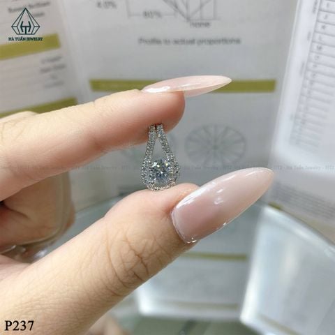 P237 Mặt dây đá giọt nước lớn