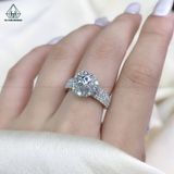  RX417 6mm Nhẫn nữ viền tròn 