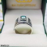  RMX121 7mm Nhẫn nam viền đá 