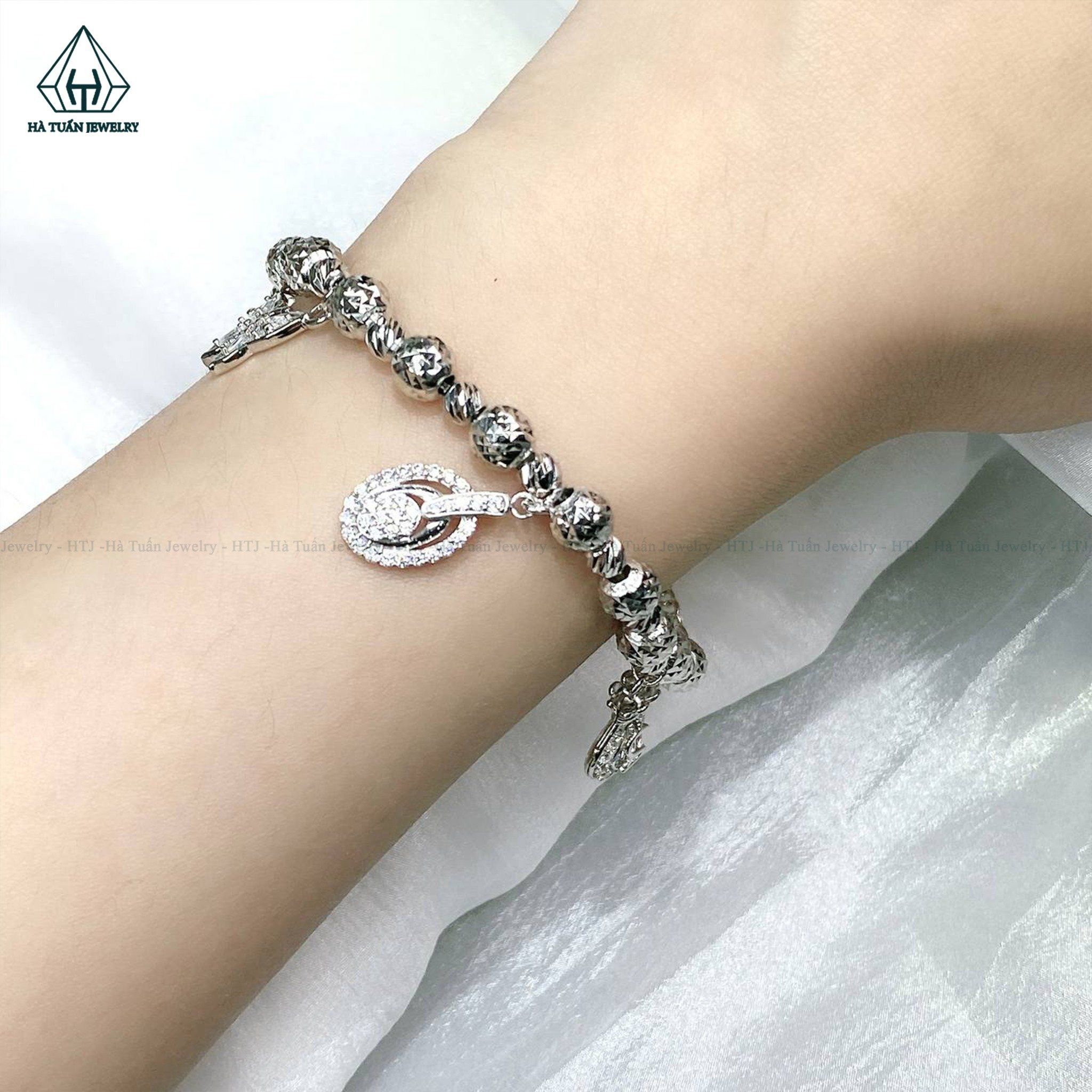  BGX177 Lắc tay charm túi tiền, giỏ, bướm 