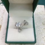  EX284 8.1mm Bông tai hoa cánh lá 