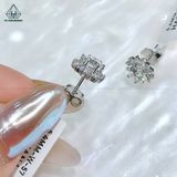  EX254 5.4mm Bông tai 12 cánh nhọn chuôi đẩy 