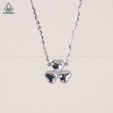  N557 Dây mặt liền 3 trái tim móc vảy cá 