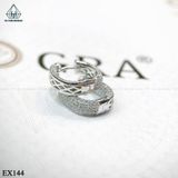  EX144 Bông tai khoen Full Mois 