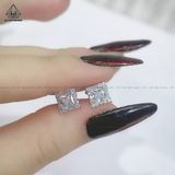  EX223 Bông tai vuông Princess 5*5mm 