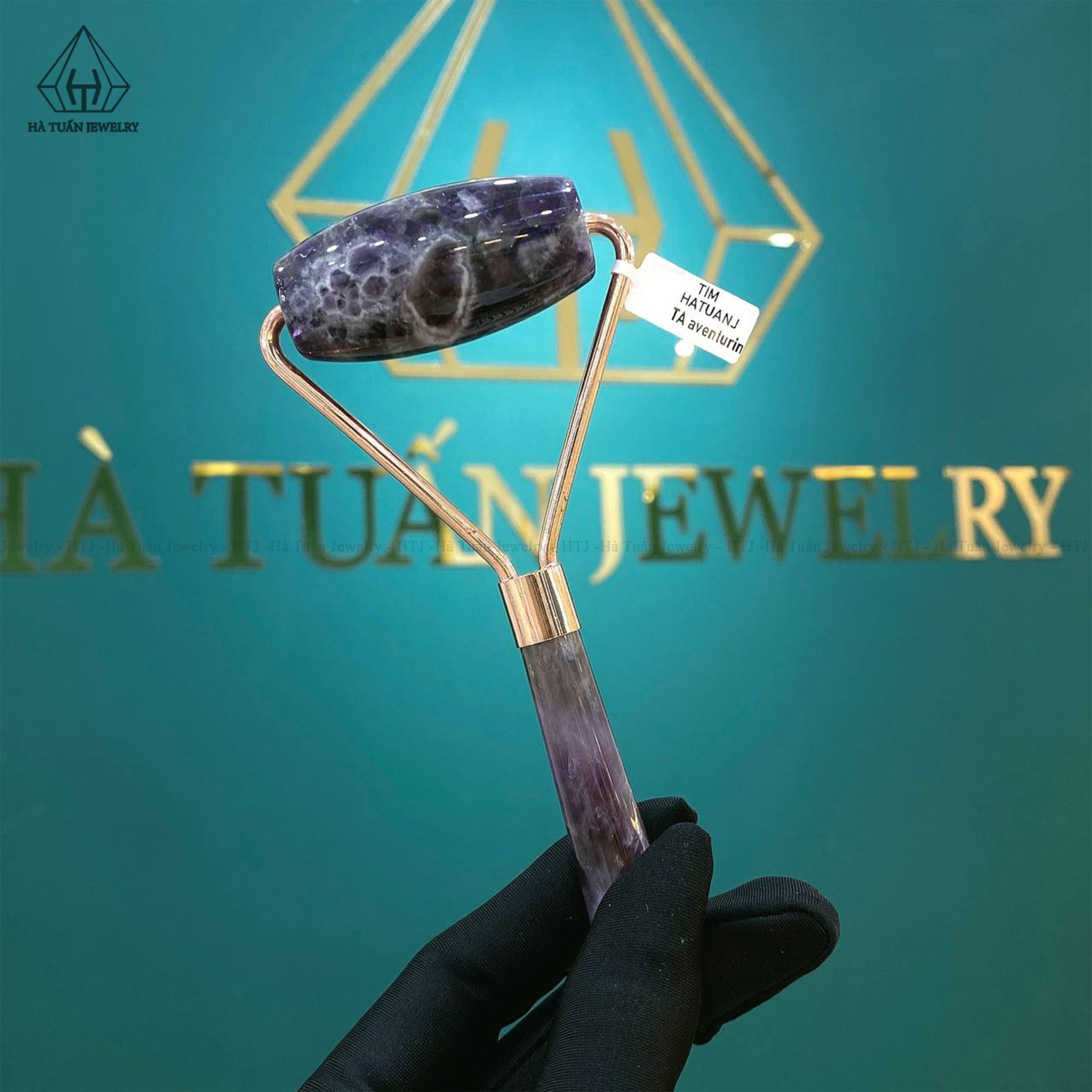  PKD001 Cây lăn thạch anh aventurine 