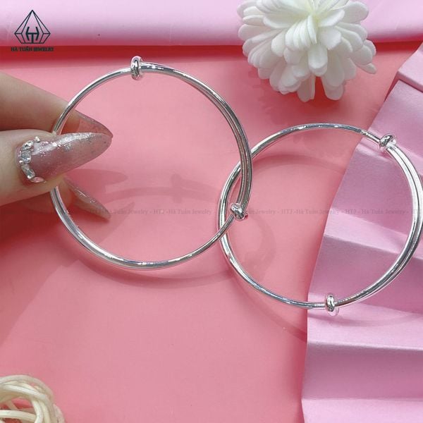  BB027 Vòng cứng trơn freesize 