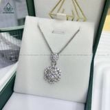  PX125 6mm Mặt dây chuyền lục giác đá 