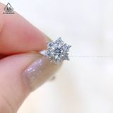  EX226 4.5mm Bông tai 6 cánh nhọn 